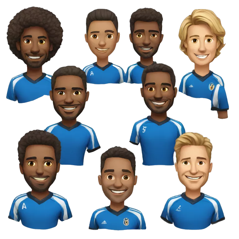 CARICATURES-soccer-team