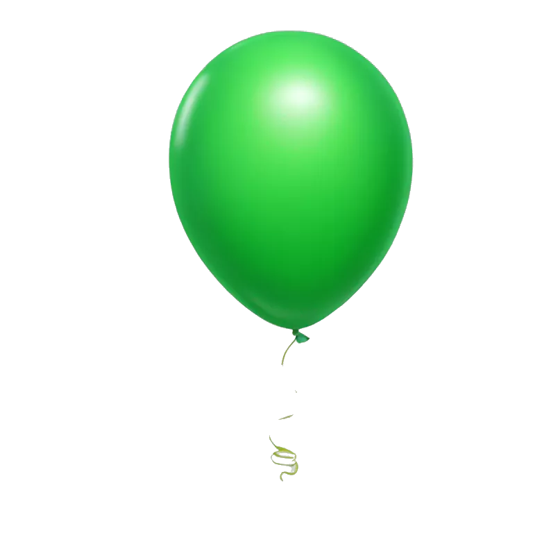Green baloon