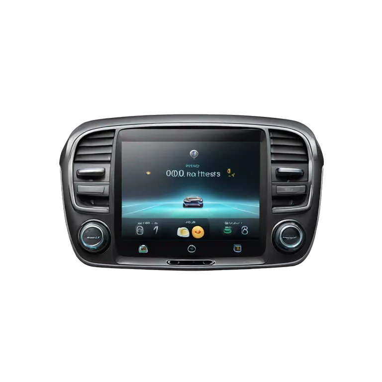 mercedes car head unit showing an application named GazeOfInterest