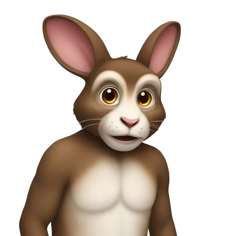 Right the rabbit monkey