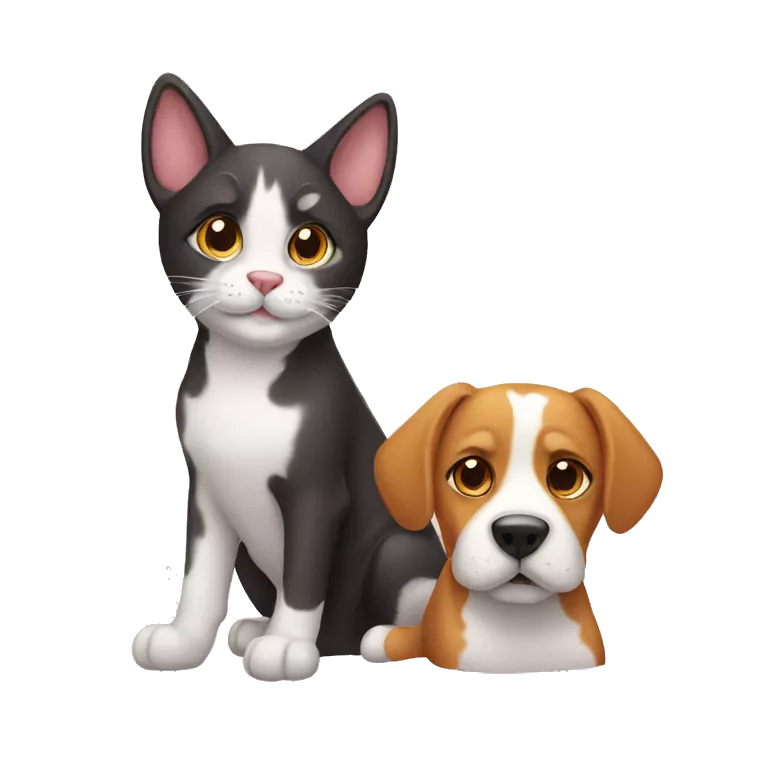 cat and dog