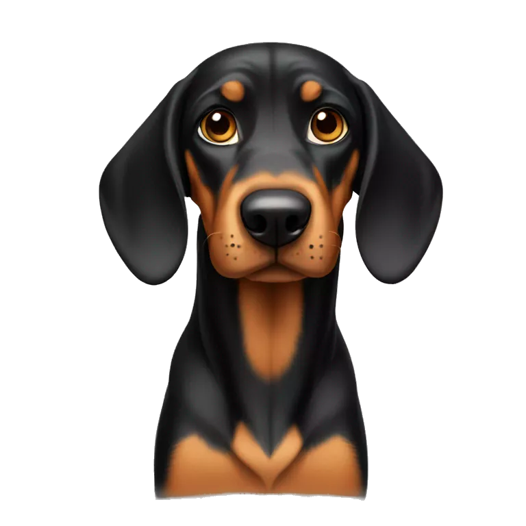 Black n tan hound