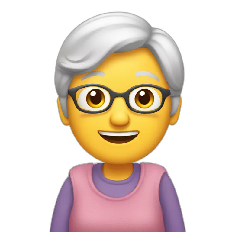 Gramma telling a story for the kids