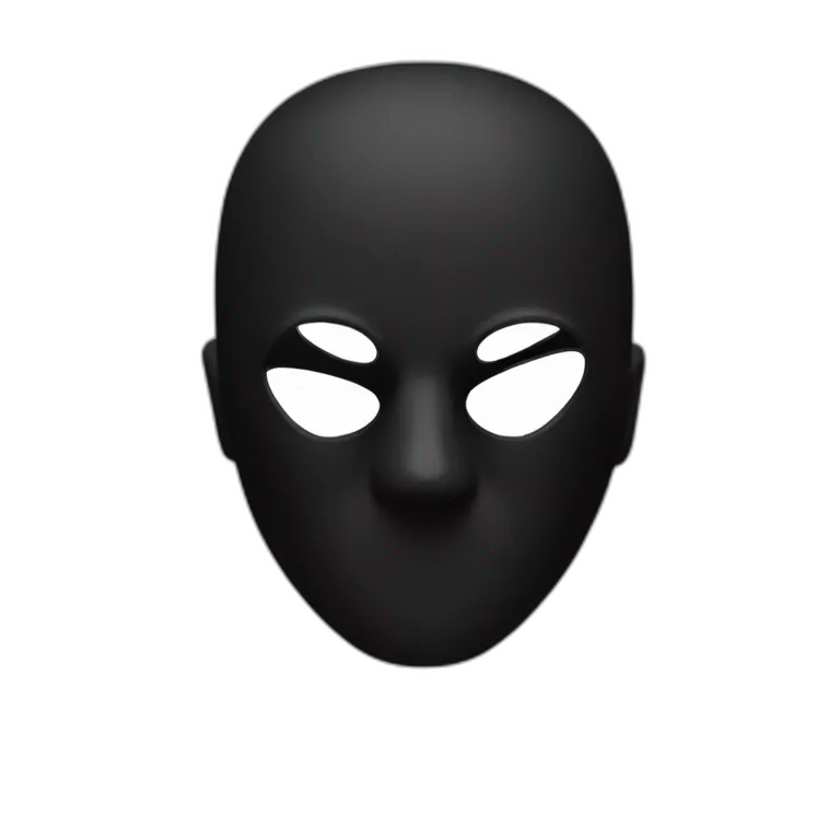 Gangster black mask