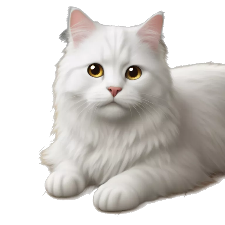 fluffy cat and dog