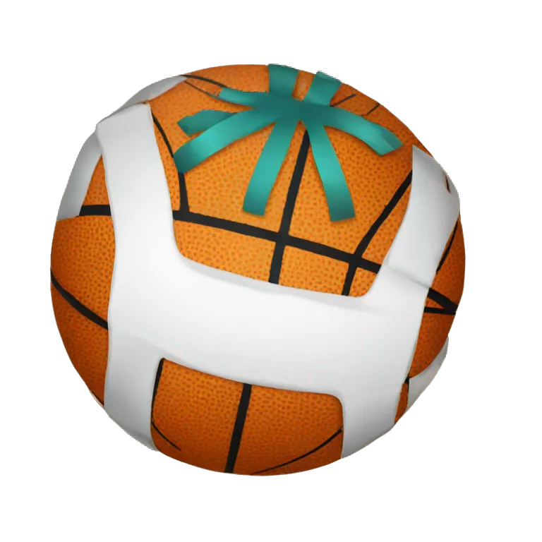 basketball with ring around it