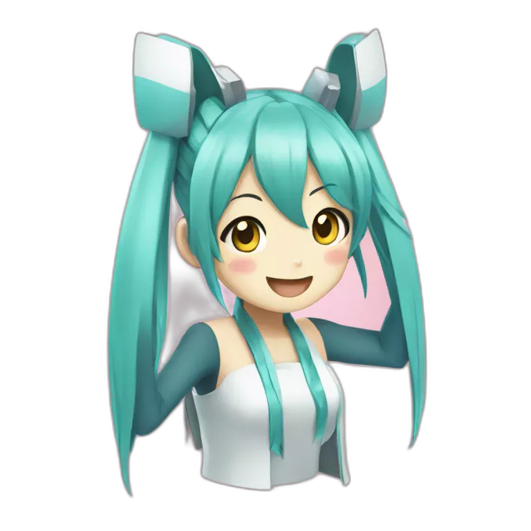 hatsune miku happy