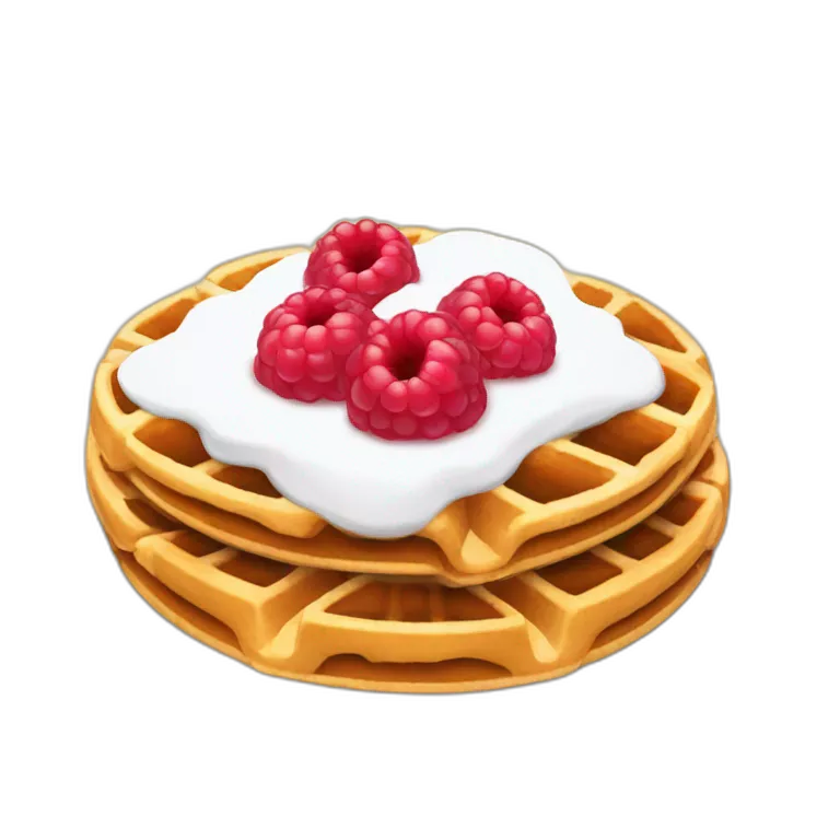 raspberry waffles