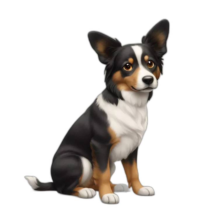 Un chien avec un nœud papillon