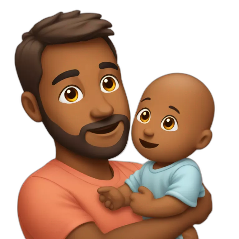 baby with father