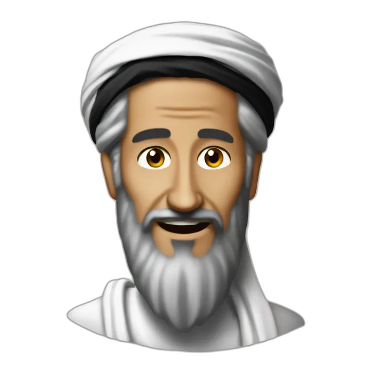 Osama bin Laden happy