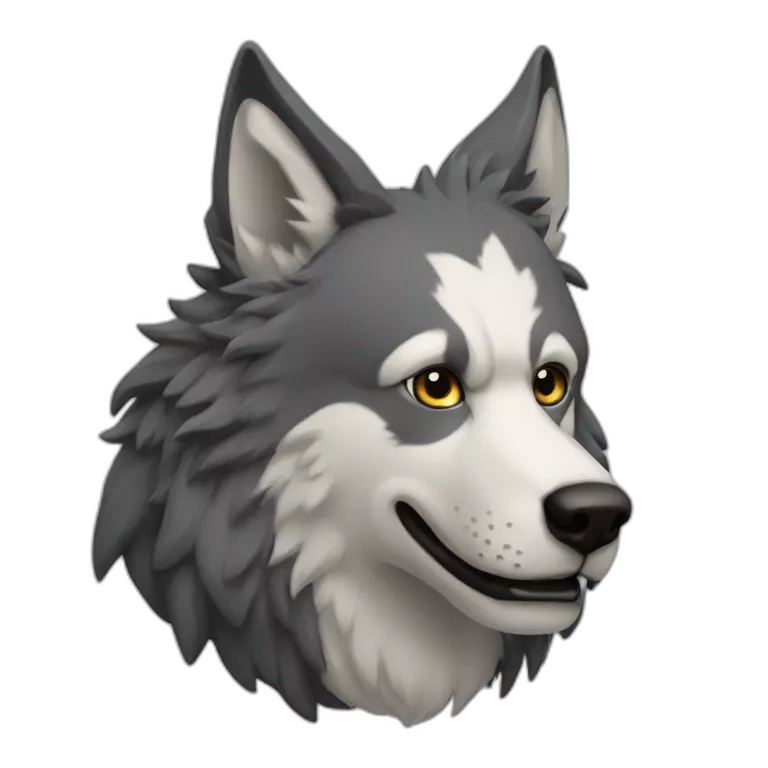 Lobo enojado