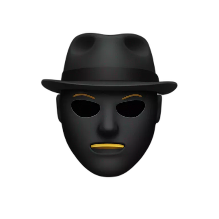 Gangster black mask
