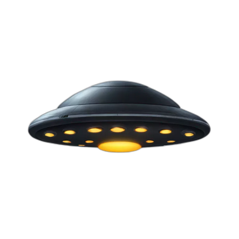 ufo black emoji