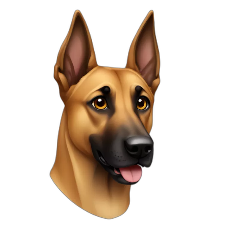 Malinois de face