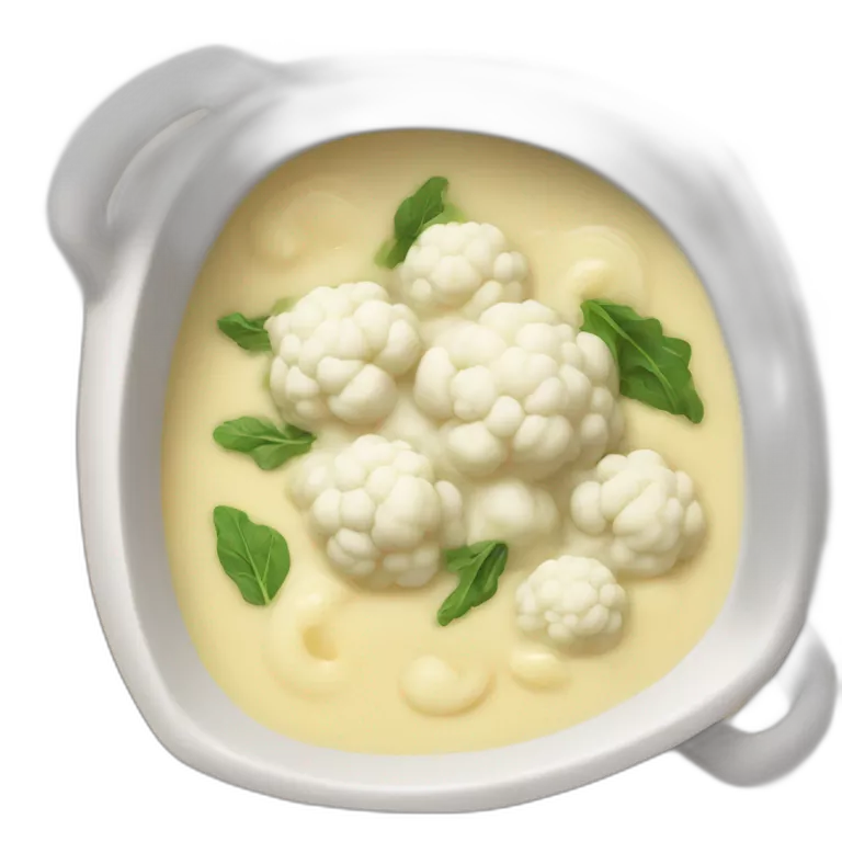 Tasty cauliflower soup