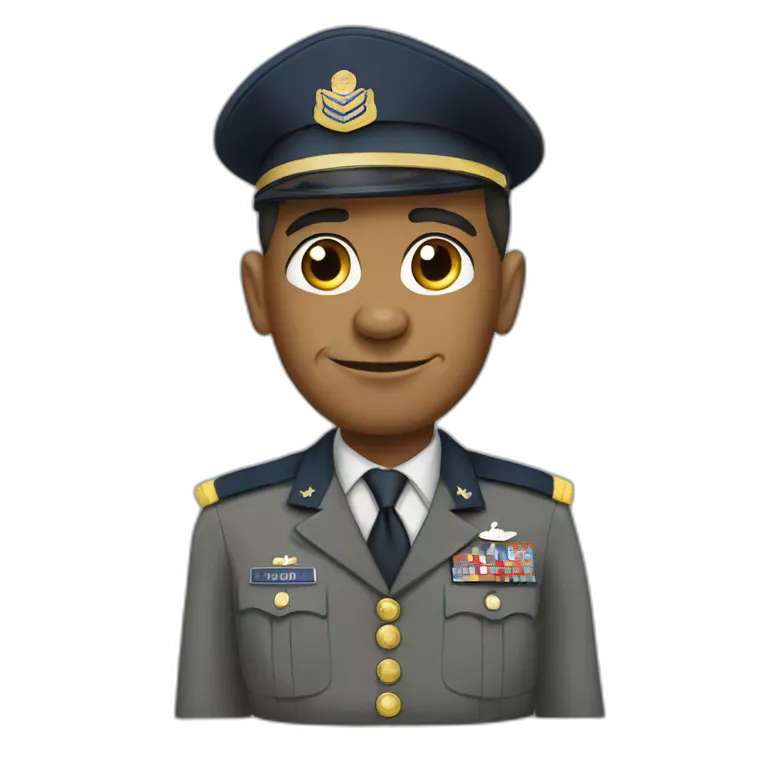 Obama in the uniform of the General
