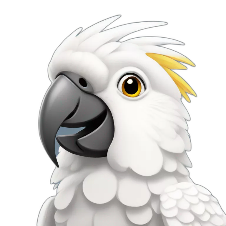 happy cockatoo