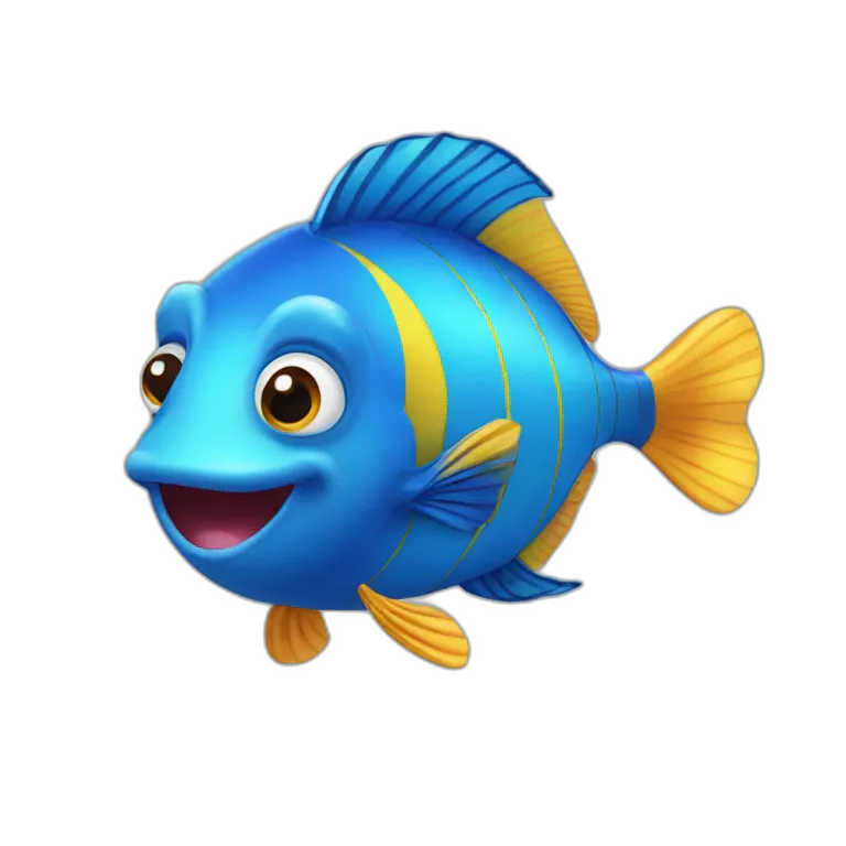 Happy baloon fish