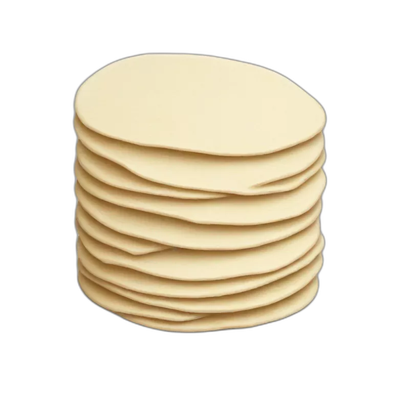 Small Stack of flour tortillas