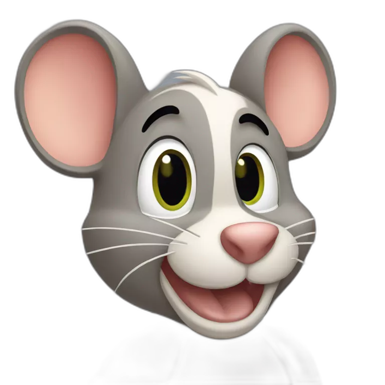 jerry mouse in tom and jerry style