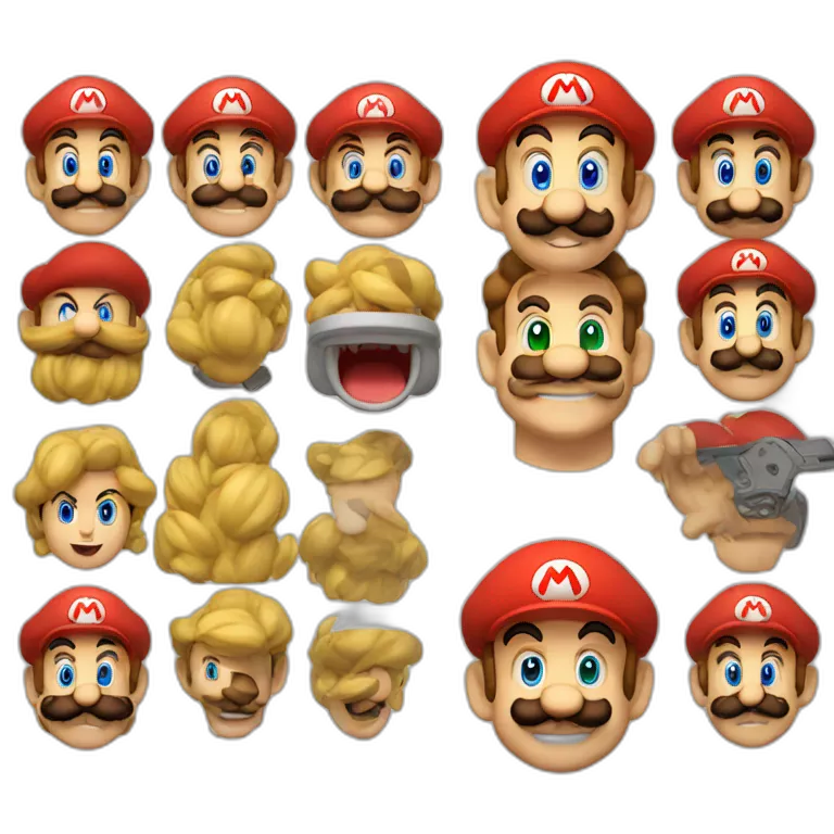 Mario bros happy