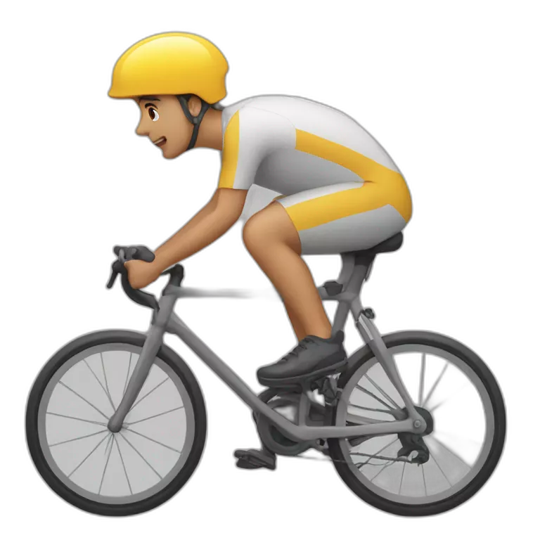 Un curé sur un velo