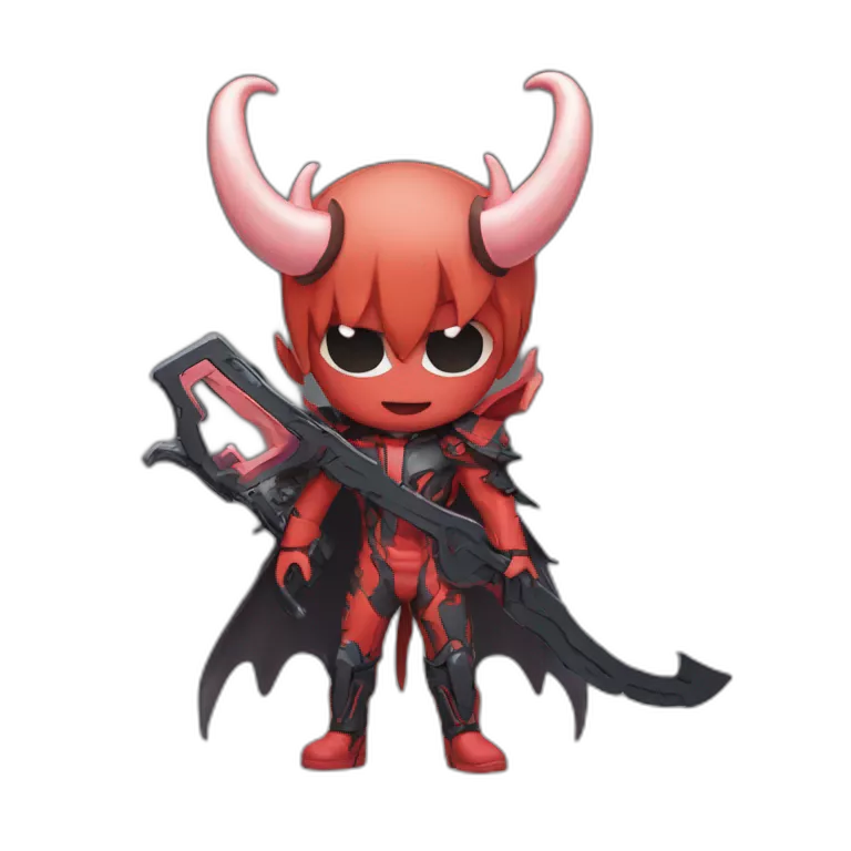 Makima control devil with halo from Chainsaw man