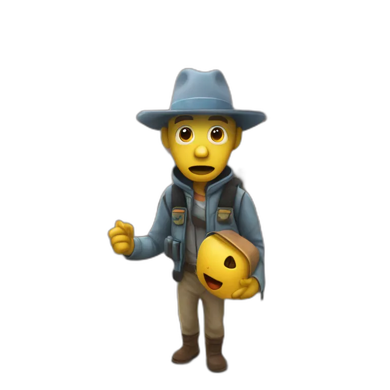 illegal aliens crossing border by the thousands but if they were really aliens from outer space emoji, 3d, pixar cartoon style