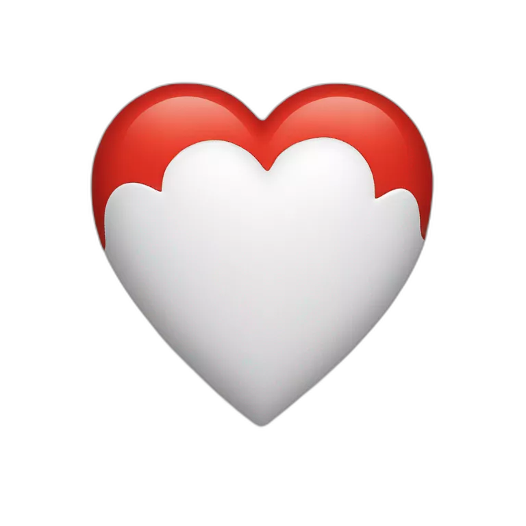 Coeur blanc et Coeur rouge