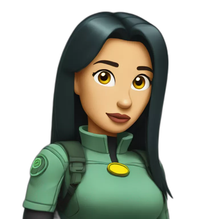 Kim Possible in The Simpsons style