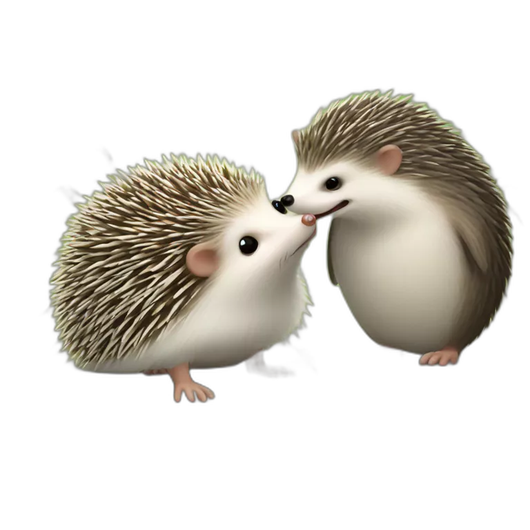 hedgehog loves tern