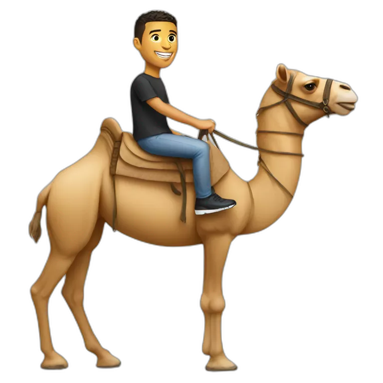 Ronaldo On a camel