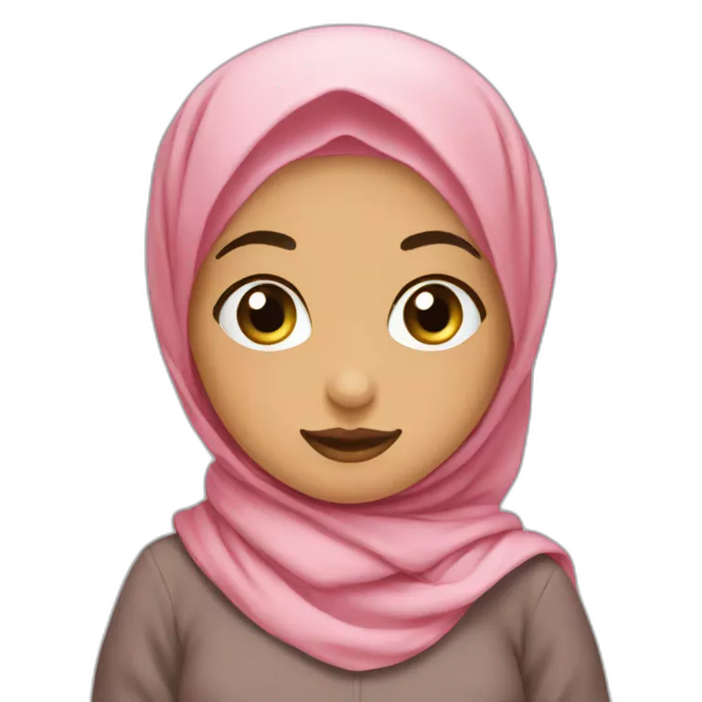 Cute hijabi whith ribbon