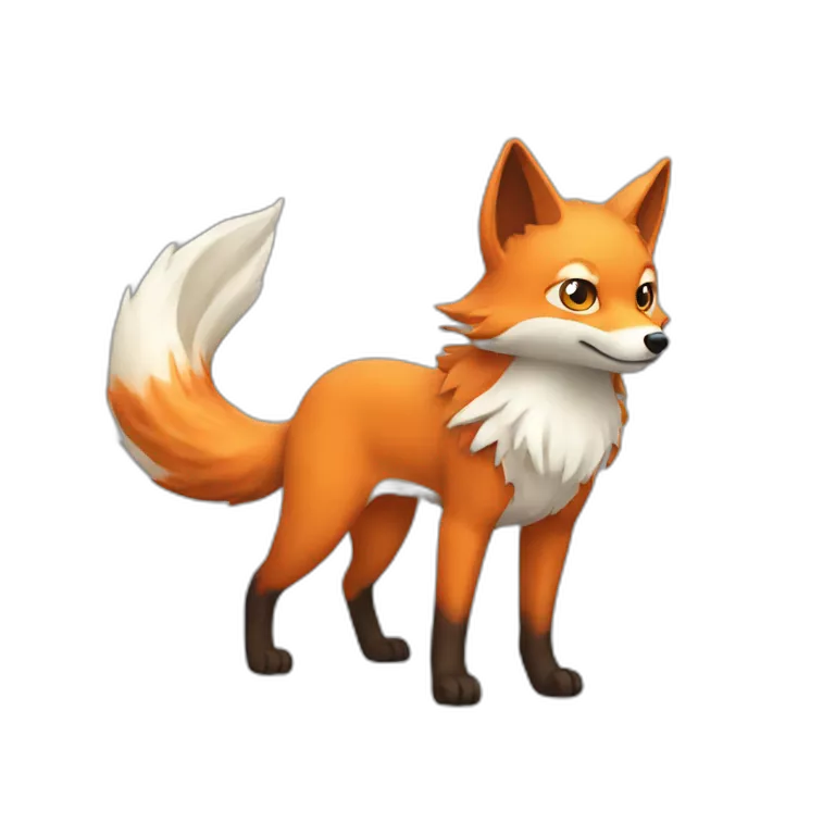 A nine tailed fox