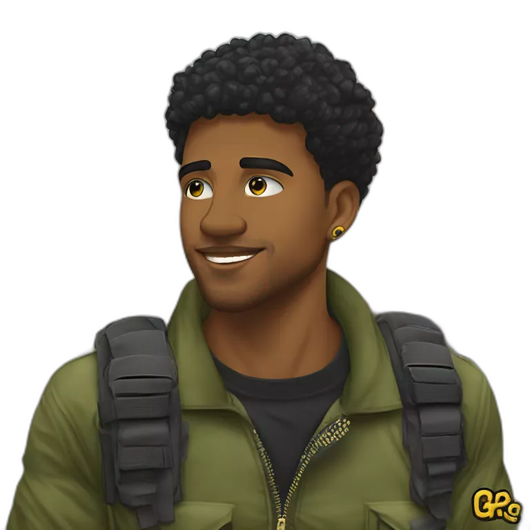 Uber Cariocas do Rio de Janeiro Brasil, criar do RJ roupas típicas da favela Streetwear black Brazilian young favela barberman doing a degradê militar fase in a black Brazilian Man