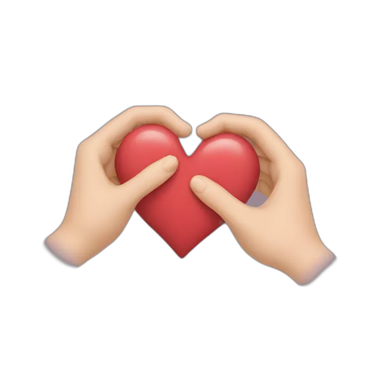 hands forming a heart