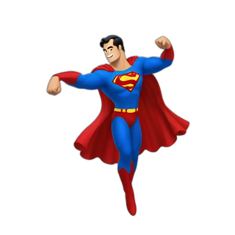 Superman dancing flamenco