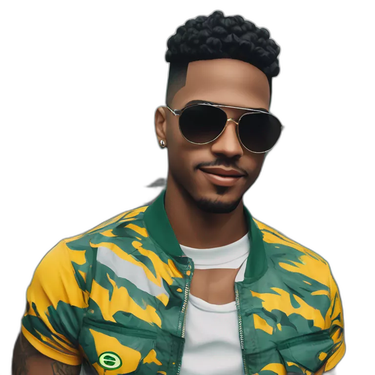 Barbearias Cariocas do Rio de Janeiro Brasil, criar do RJ roupas típicas da favela Streetwear black Brazilian young favela barberman doing a degradê militar fase in a black Brazilian Man