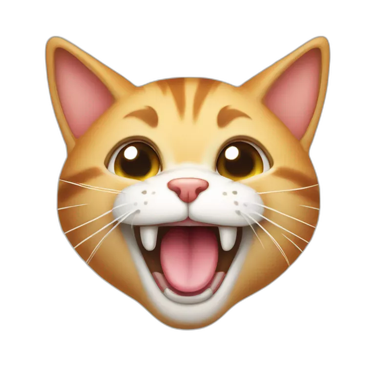 cat sticking out its tongue and winking