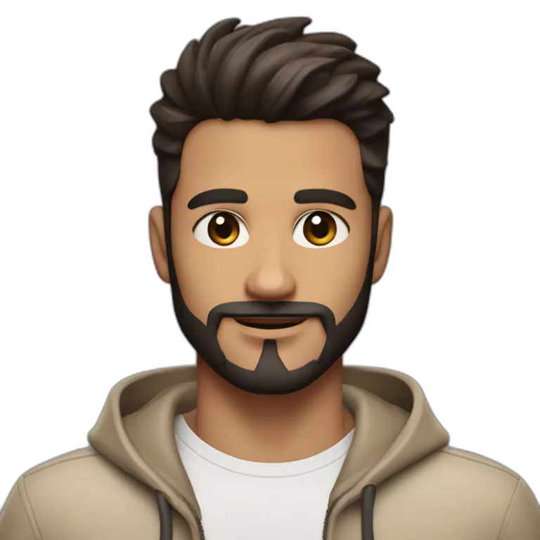 brunette-guy-with-taper-fade,-tiktok-face-straight-in-front-and-top-of-hair-and-dark-beard-and-brown-eyes-and-big-nose-