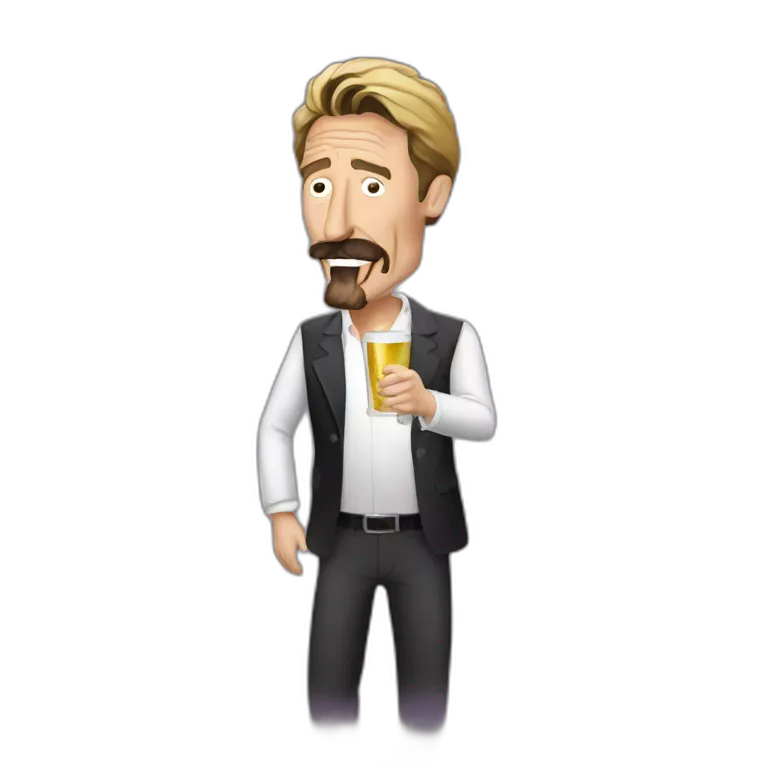 John mcafee partying