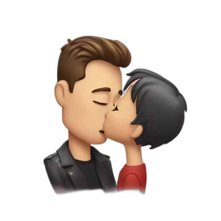 Hand kissing Elon Musk