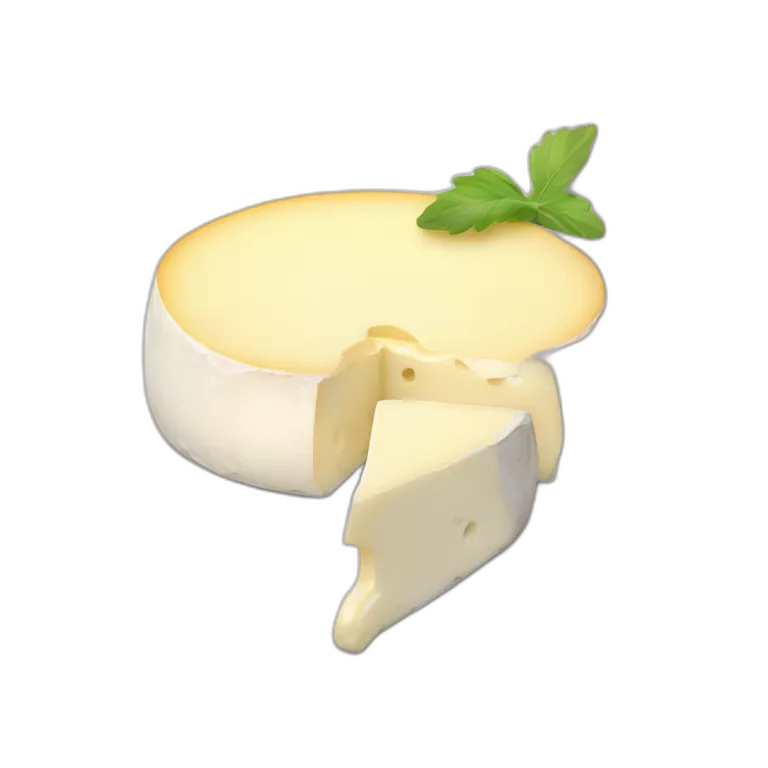 camembert cheese on plate