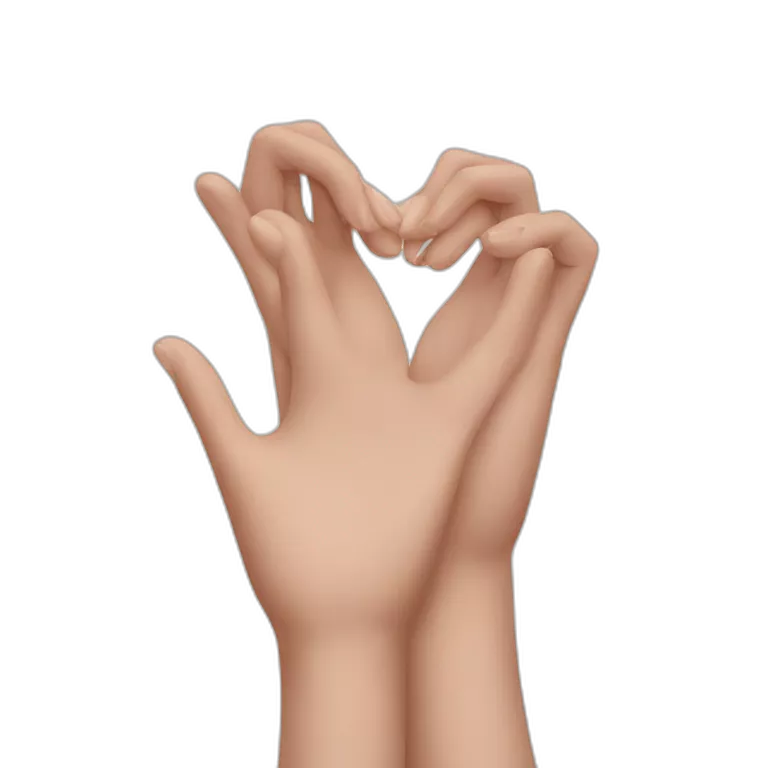 hands forming a heart