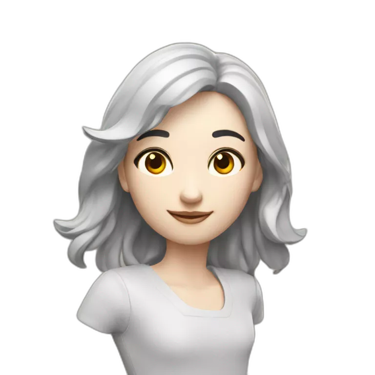 create for me a beautiful interface illustrations of 3D character
