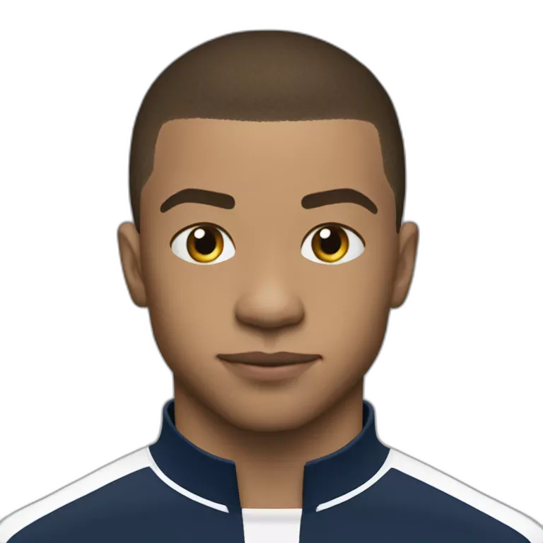 Vue sur Mbappe dans son dos écrit Mbappe 10