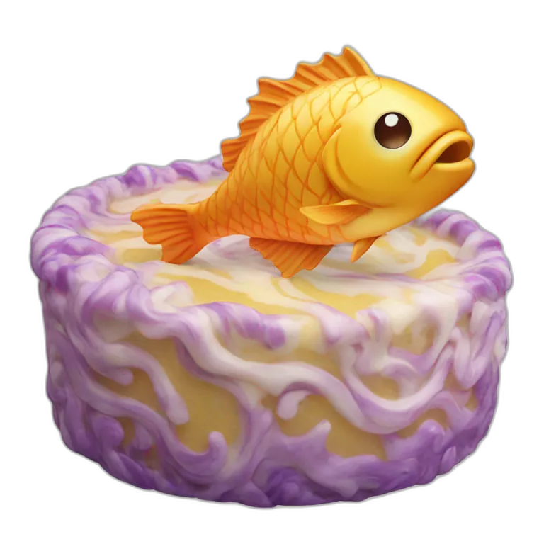Fish Cake with Swirl