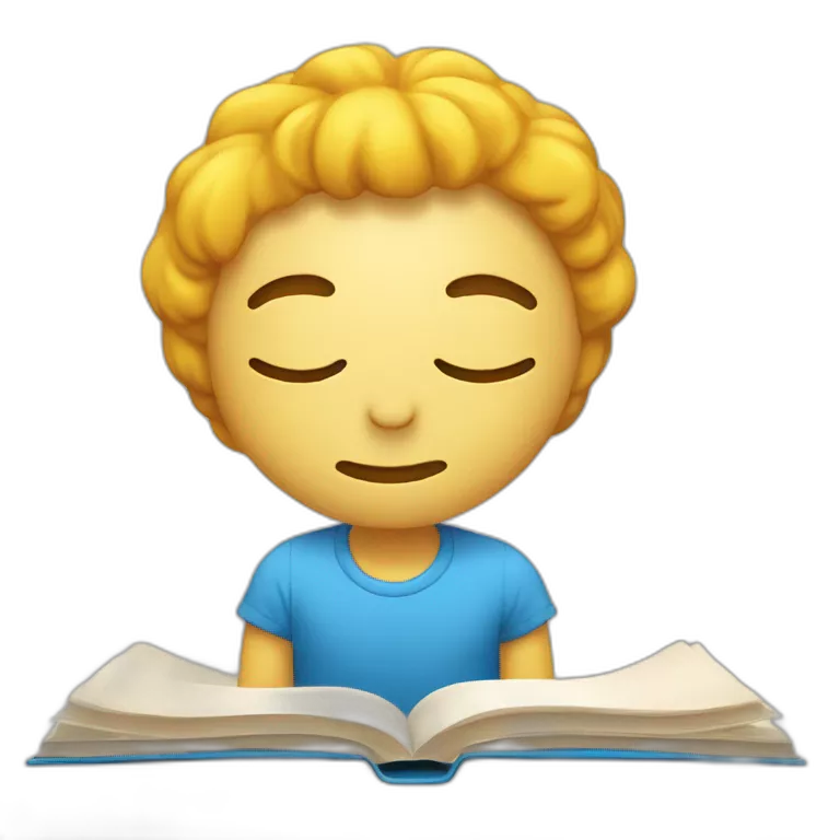 Un livre vivant qui est en train de dormir