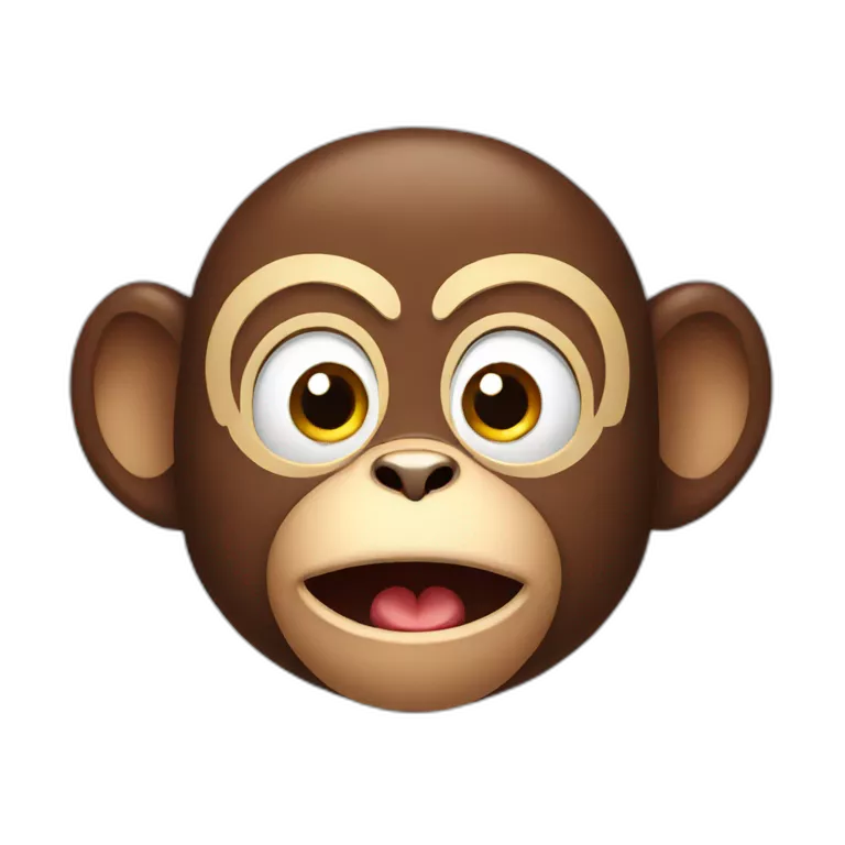 monkey surprised